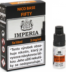 Nikotinová báze CZ IMPERIA 5x10ml PG50-VG50