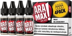 Liquid ARAMAX 4Pack Borůvka (4x10ml)  - MAX BLUEBERRY