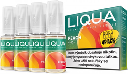 Liquid LIQUA 4Pack Broskev (4x10ml) - Peach