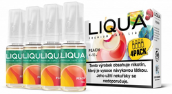 Liquid LIQUA 4Pack Broskev (4x10ml) - Peach