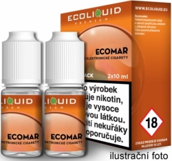 Liquid Ecoliquid Premium 2Pack ECOMAR 2x10ml (tabák)