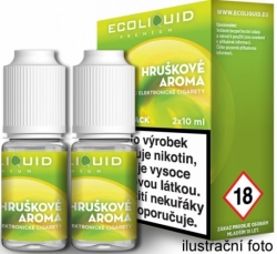 Liquid Ecoliquid Premium 2Pack Hruška 2x10ml (Pear)