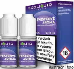 Liquid Ecoliquid Premium 2Pack Plum 2x10ml - 0mg (Švestka)