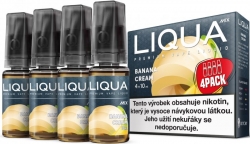 Liquid LIQUA CZ MIX 4Pack Banana Cream 10ml-6mg