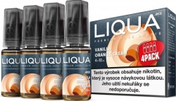 Liquid LIQUA CZ MIX 4Pack Vanilla Orange Cream (vanilkový krém s pomerančem)
