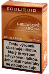 Liquid Ecoliquid Premium 2Pack Griliášové aroma 2x10ml 