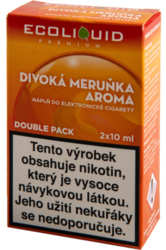 Liquid Ecoliquid Premium 2Pack Divoká Meruňka 2x10ml - 3mg 