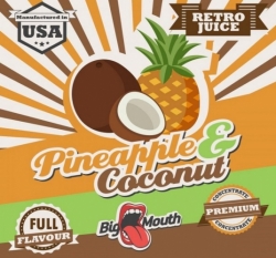 Příchuť Big Mouth RETRO - Pineapple and Coconut