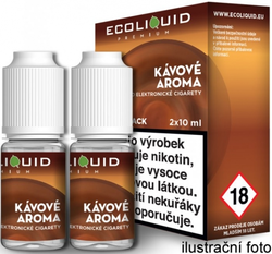 Liquid Ecoliquid Premium 2Pack Káva 2x10ml (Coffee)
