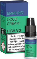Liquid EMPORIO HIGH VG COCO CREAM - 10ml (kokosové mléko)