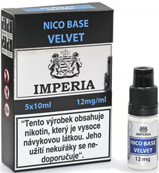 Nikotinová báze CZ IMPERIA Velvet 5x10ml PG20-VG80