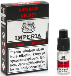 Nikotinová báze IMPERIA Velvet 5x10ml PG20-VG80