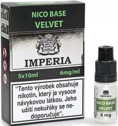 Nikotinová báze CZ IMPERIA Velvet 5x10ml PG20-VG80