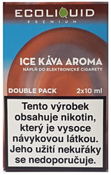 Liquid Ecoliquid Premium 2Pack Ledová Káva 2x10ml (Ice Coffee)
