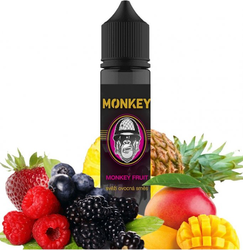 Příchuť MONKEY liquid Shake and Vape Monkey Fruit 12ml (jahoda, lesní ovoce, mango, ananas)