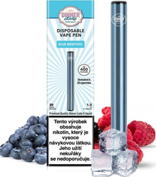 Dinner Lady Vape Pen elektronická cigareta Blue Menthol 20mg (mentol)
