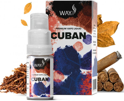 Liquid WAY to Vape Cuban 10ml (tabák)