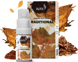 Liquid WAY to Vape Traditional 10ml (sladký tabák)
