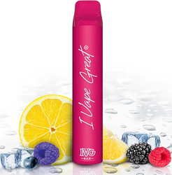 IVG Bar Plus elektronická cigareta 20mg Berry Lemonade Ice 