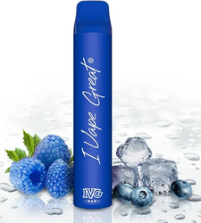 IVG Bar Plus elektronická cigareta 20mg Blue Raspberry Ice