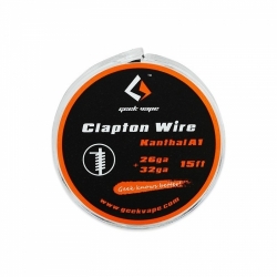 5m GeekVape Clapton Wire 26+32GA Kanthal 
