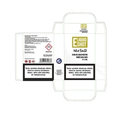 5pack E-Liquid Shot Booster NicSalt 50PG/50VG 20 mg/ml