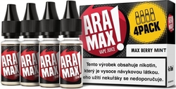 Liquid ARAMAX 4Pack Lesní ovoce s mátou (4x10ml)  - MAX BERRY MINT