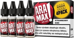 Liquid ARAMAX 4Pack Jahoda a kiwi (4x10ml)  - MAX STRAWBERRY KIWI
