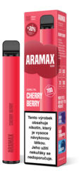 Aramax Bar 700 elektronická cigareta 20mg Cherry Berry