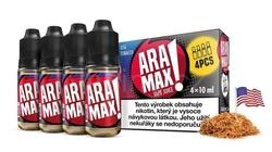 Liquid ARAMAX 4Pack Americký tabák  (4x10ml)  - USA TOBACCO