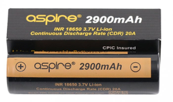 aSpire baterie typ 18650 2900mAh 20A