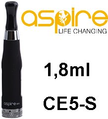 aSpire CE5-S BVC Clearomizer 1,8ohm 1,8ml