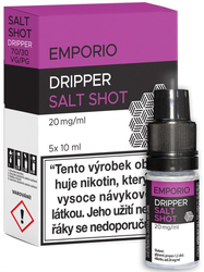 Nikotinová báze Booster Emporio SALT SHOT Dripper 5x10ml 20mg