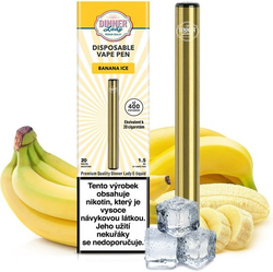Dinner Lady Vape Pen elektronická cigareta Banana Ice 20mg (ledový banán)