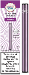 Dinner Lady Vape Pen elektronická cigareta Fruit Mix 20mg (mix ovoce)