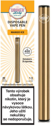 Dinner Lady Vape Pen elektronická cigareta Mango Ice 20mg (ledové mango)