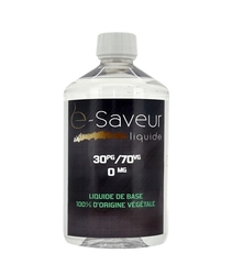 E-Saveur liquide 30PG/70VG 0MG 1000ML
