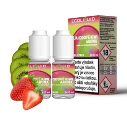 Liquid Ecoliquid Premium 2Pack Jahoda a kiwi 2x10ml (Strawberry Kiwi)