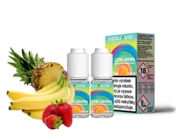Liquid Ecoliquid Premium 2Pack Letní Aroma 2x10ml (Jahoda, banán, ananas)