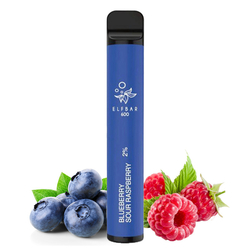 Elf Bar 600 elektronická cigareta Blueberry Sour Raspberry 20mg (borůvka, kyselá malina)