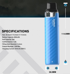 Joyetech WideWick AIR elektronická cigareta 800mAh