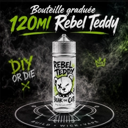 Lahvička Rebel Teddy s ryskou 120ml