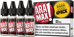 Liquid ARAMAX 4Pack Max mentol  (4x10ml) - MAX MENTHOL