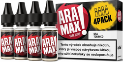 Liquid ARAMAX 4Pack Americký tabák  (4x10ml)  - USA TOBACCO
