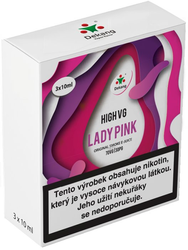 Liquid Dekang High VG 3Pack Lady Pink 3x10ml (borůvka a broskev)
