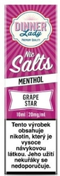 Liquid Dinner Lady Nic SALT Grape Star 10ml 20mg