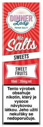 Liquid Dinner Lady Nic SALT 10ml 20mg Sweet Fruits
