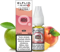 Liquid Elfliq Nic Salt 10ml Apple Peach