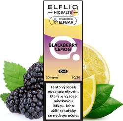 Liquid Elfliq Nic Salt 10ml Blackberry Lemon