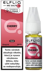 Liquid ELFLIQ Nic SALT Cherry 10ml (třešeň)